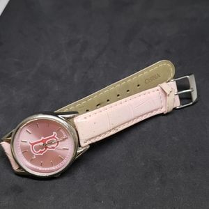 Pink Boston Red Sox watch